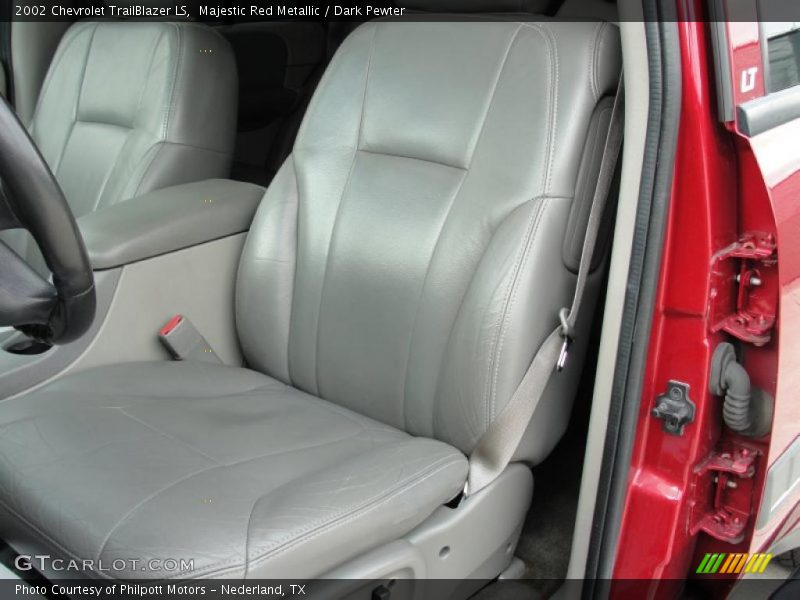 Majestic Red Metallic / Dark Pewter 2002 Chevrolet TrailBlazer LS