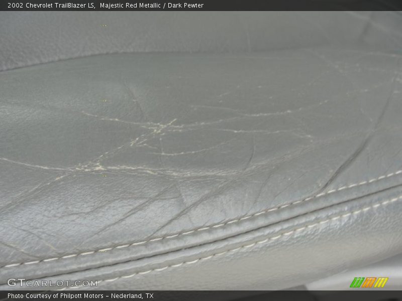 Majestic Red Metallic / Dark Pewter 2002 Chevrolet TrailBlazer LS
