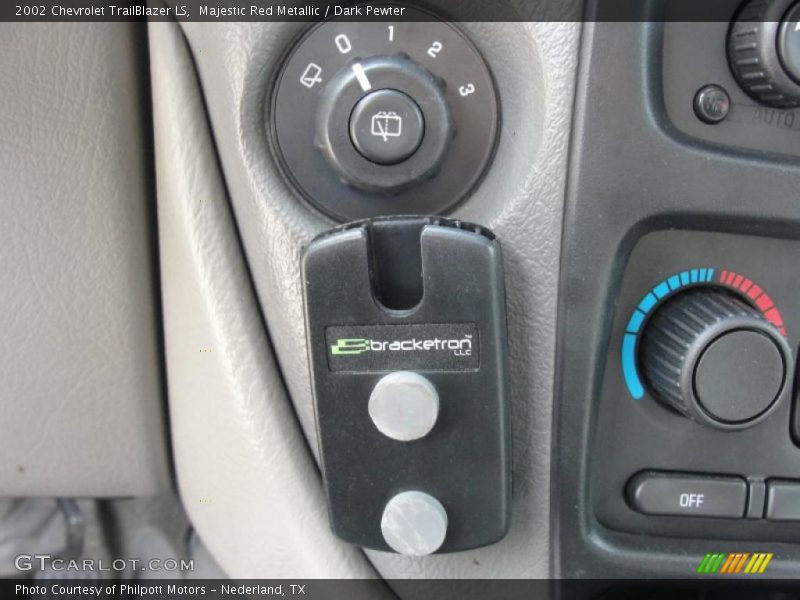 Majestic Red Metallic / Dark Pewter 2002 Chevrolet TrailBlazer LS