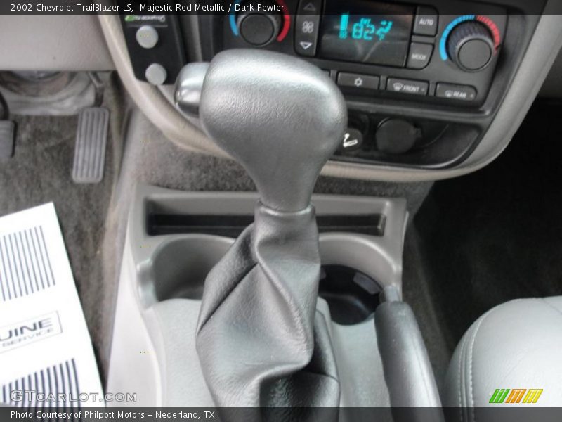 Majestic Red Metallic / Dark Pewter 2002 Chevrolet TrailBlazer LS