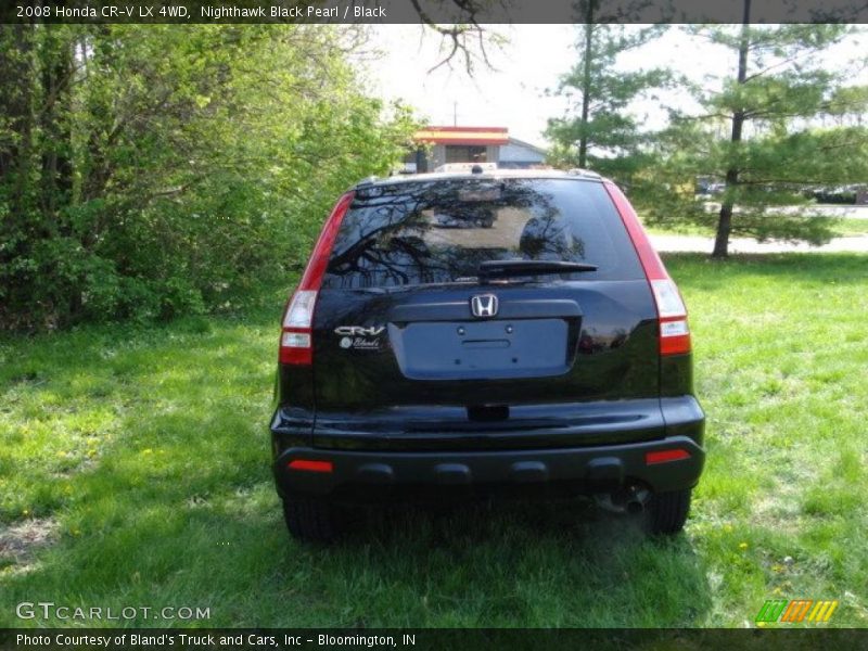 Nighthawk Black Pearl / Black 2008 Honda CR-V LX 4WD
