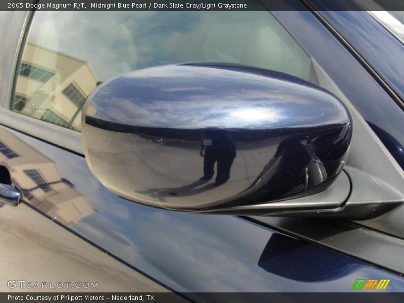 Midnight Blue Pearl / Dark Slate Gray/Light Graystone 2005 Dodge Magnum R/T