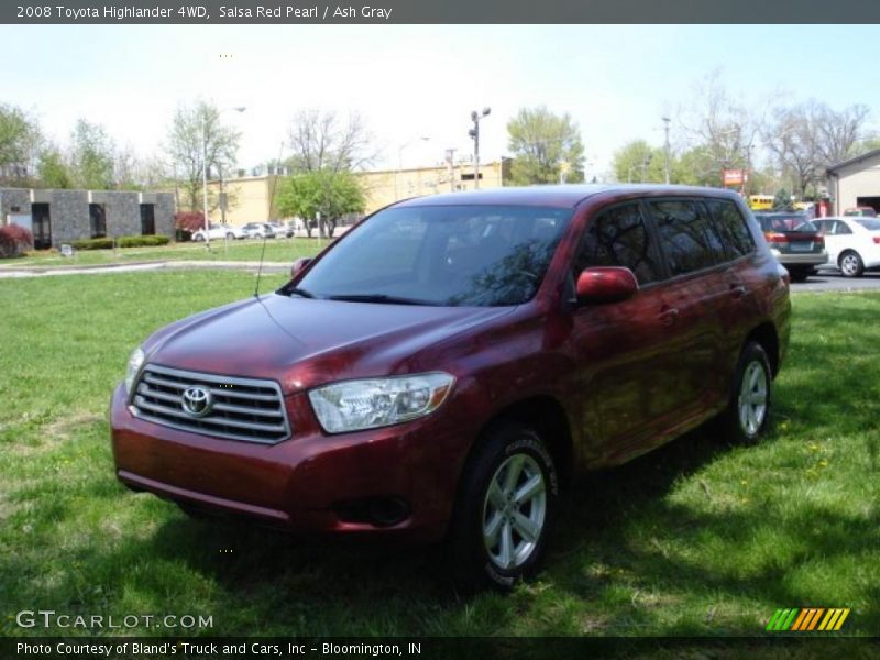 Salsa Red Pearl / Ash Gray 2008 Toyota Highlander 4WD