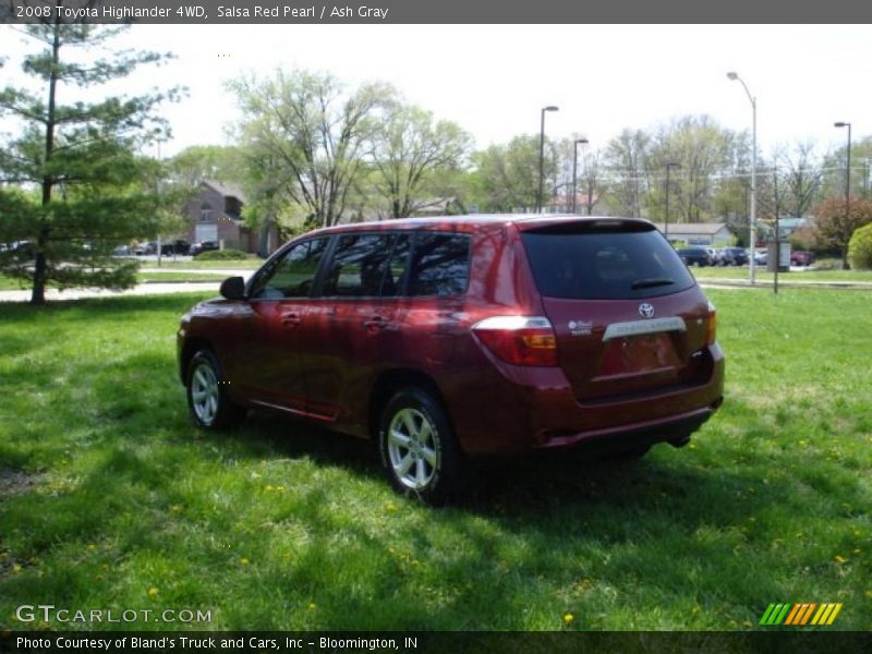 Salsa Red Pearl / Ash Gray 2008 Toyota Highlander 4WD