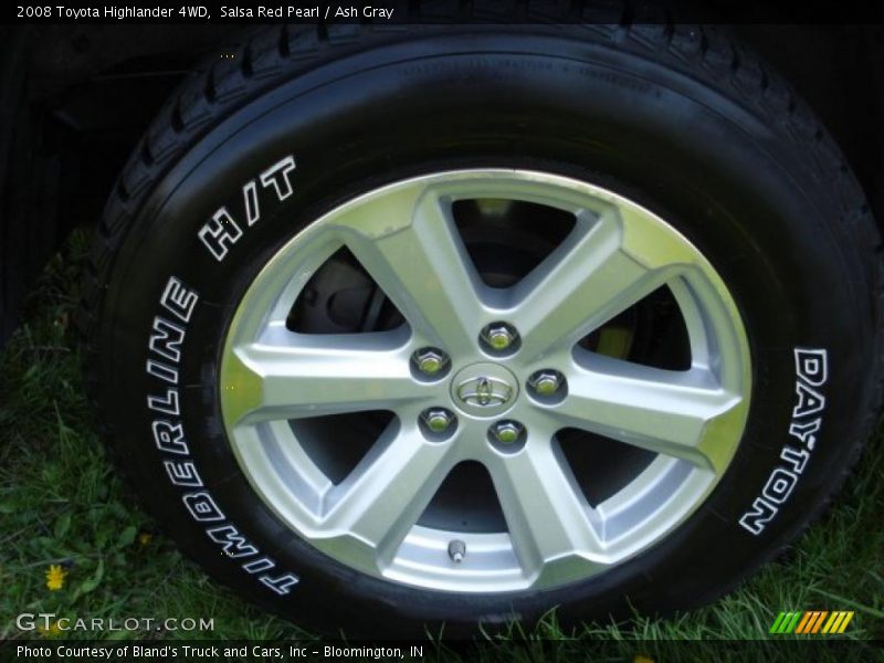 Salsa Red Pearl / Ash Gray 2008 Toyota Highlander 4WD