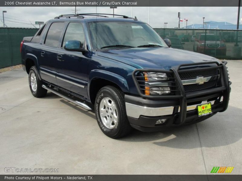Bermuda Blue Metallic / Gray/Dark Charcoal 2006 Chevrolet Avalanche LT