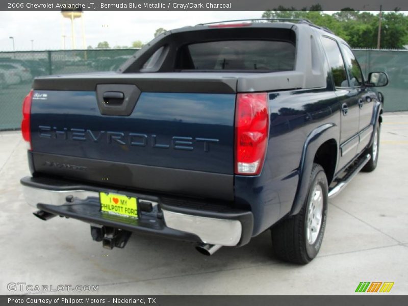 Bermuda Blue Metallic / Gray/Dark Charcoal 2006 Chevrolet Avalanche LT