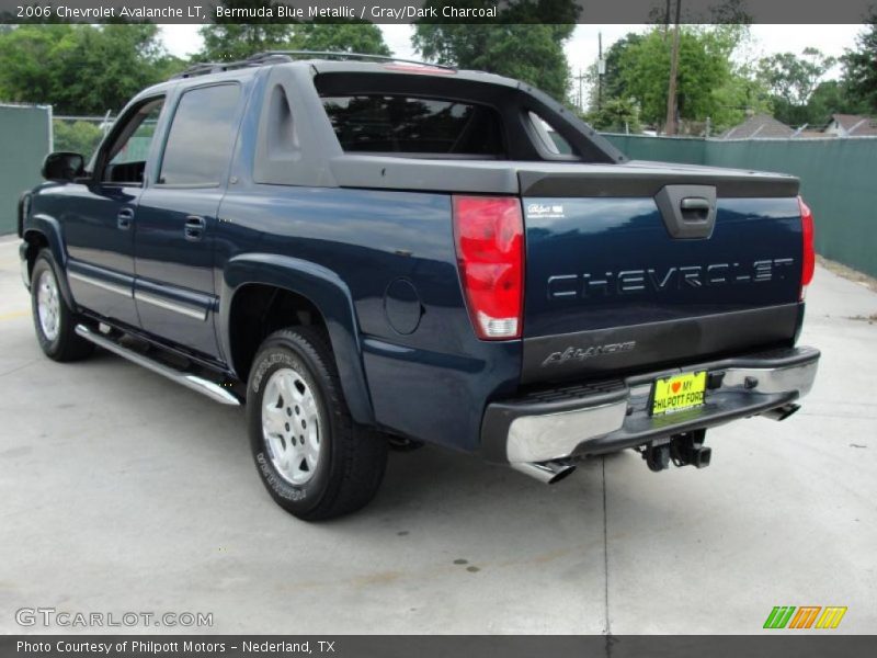 Bermuda Blue Metallic / Gray/Dark Charcoal 2006 Chevrolet Avalanche LT