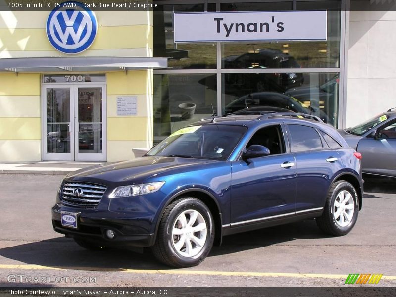 Dark Blue Pearl / Graphite 2005 Infiniti FX 35 AWD