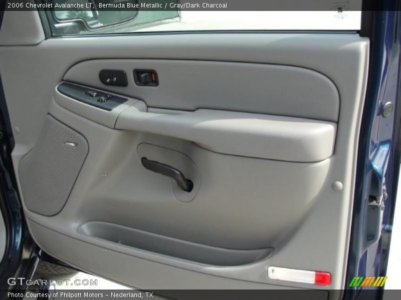 Bermuda Blue Metallic / Gray/Dark Charcoal 2006 Chevrolet Avalanche LT
