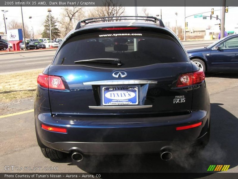 Dark Blue Pearl / Graphite 2005 Infiniti FX 35 AWD