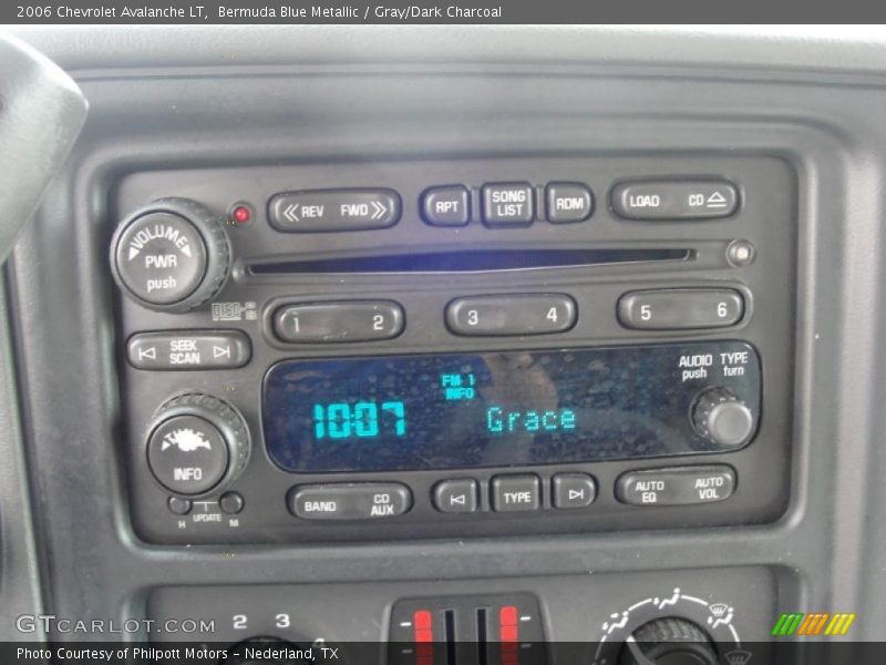 Controls of 2006 Avalanche LT