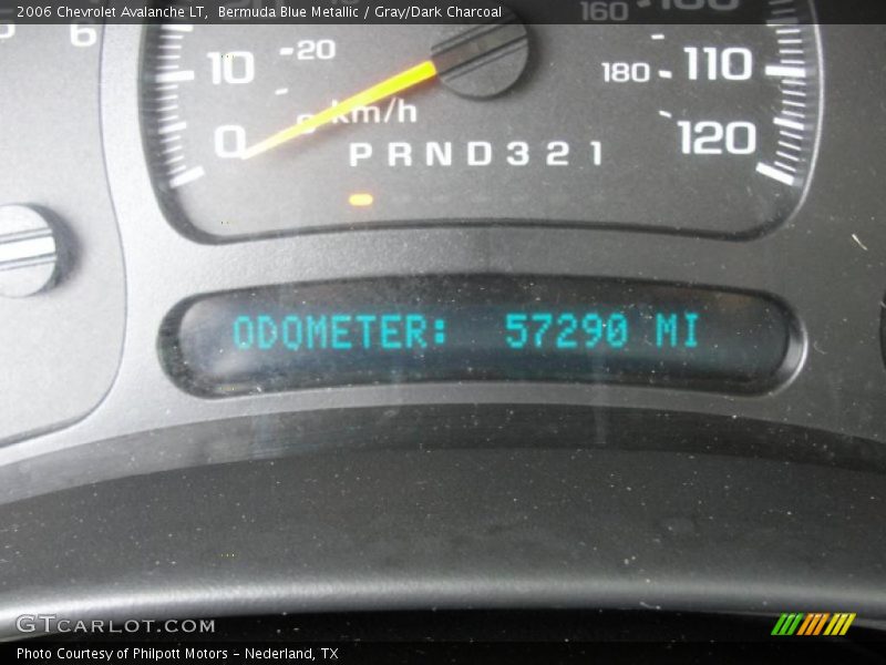 Bermuda Blue Metallic / Gray/Dark Charcoal 2006 Chevrolet Avalanche LT