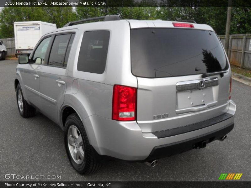 Alabaster Silver Metallic / Gray 2010 Honda Pilot EX-L