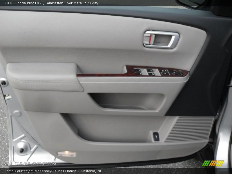 Alabaster Silver Metallic / Gray 2010 Honda Pilot EX-L