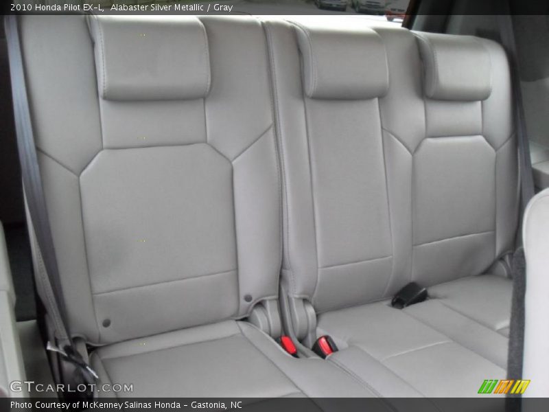 Alabaster Silver Metallic / Gray 2010 Honda Pilot EX-L