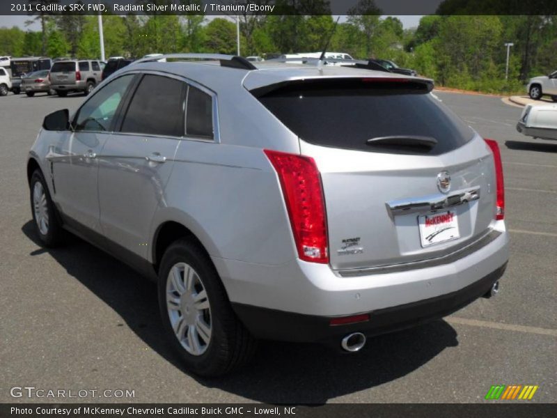 Radiant Silver Metallic / Titanium/Ebony 2011 Cadillac SRX FWD