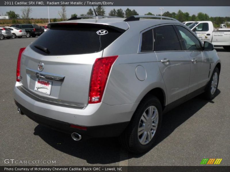 Radiant Silver Metallic / Titanium/Ebony 2011 Cadillac SRX FWD