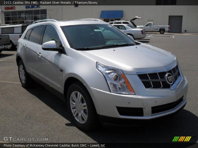 Radiant Silver Metallic / Titanium/Ebony 2011 Cadillac SRX FWD