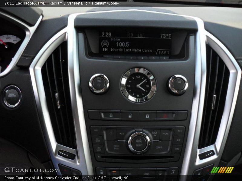 Radiant Silver Metallic / Titanium/Ebony 2011 Cadillac SRX FWD