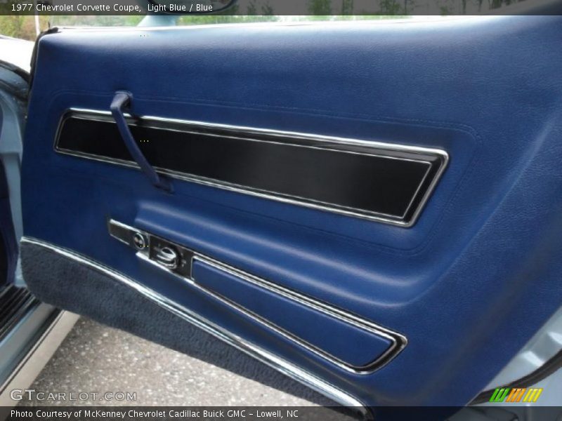 Door Panel of 1977 Corvette Coupe