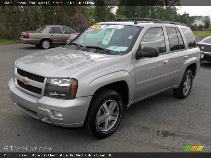 Silverstone Metallic / Ebony 2007 Chevrolet TrailBlazer LT