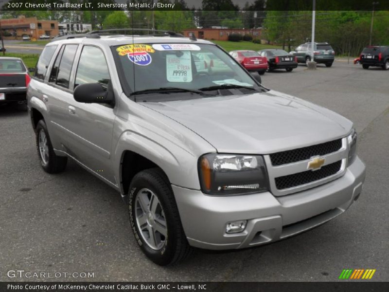 Silverstone Metallic / Ebony 2007 Chevrolet TrailBlazer LT