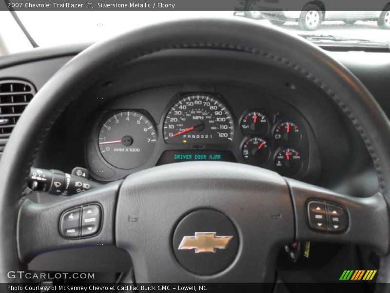 Silverstone Metallic / Ebony 2007 Chevrolet TrailBlazer LT