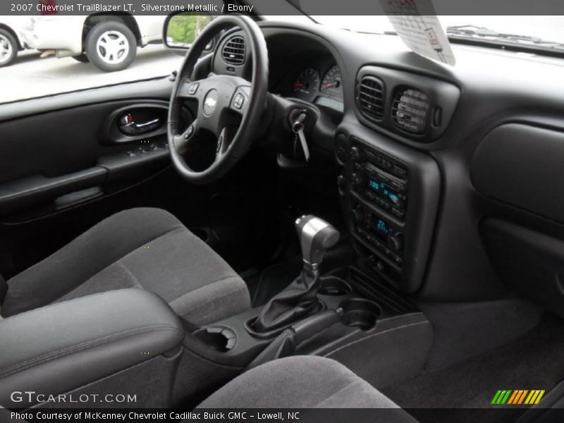 Silverstone Metallic / Ebony 2007 Chevrolet TrailBlazer LT