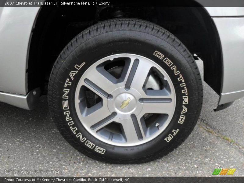 Silverstone Metallic / Ebony 2007 Chevrolet TrailBlazer LT