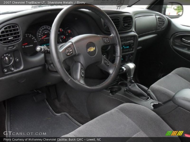 Silverstone Metallic / Ebony 2007 Chevrolet TrailBlazer LT