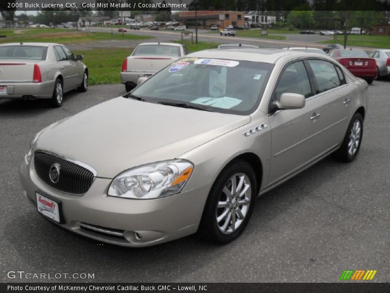 Gold Mist Metallic / Cocoa/Cashmere 2008 Buick Lucerne CXS
