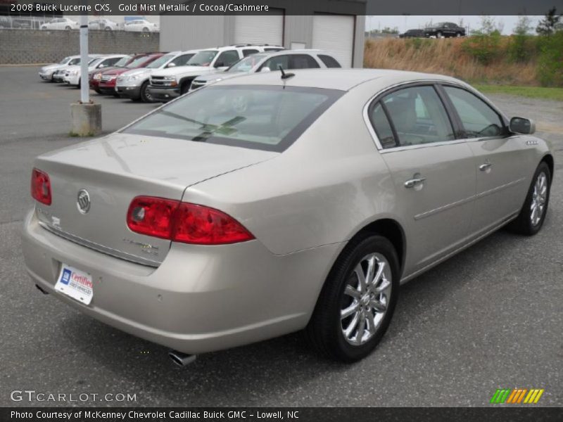 Gold Mist Metallic / Cocoa/Cashmere 2008 Buick Lucerne CXS