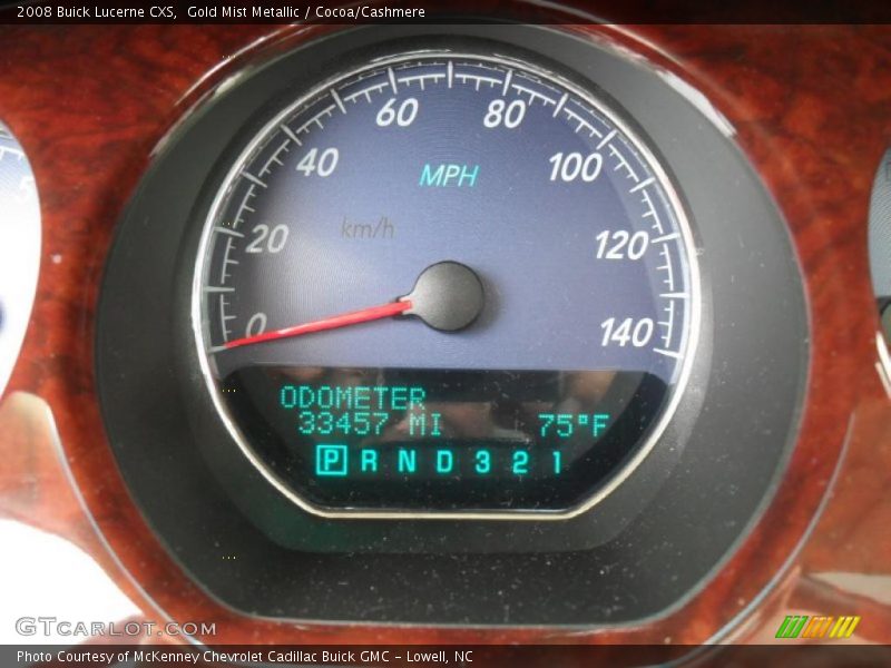 Gold Mist Metallic / Cocoa/Cashmere 2008 Buick Lucerne CXS