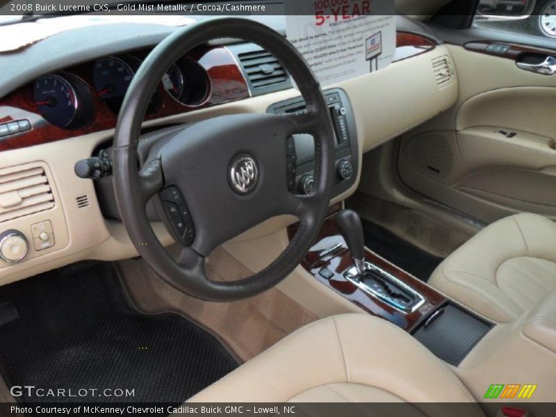 Gold Mist Metallic / Cocoa/Cashmere 2008 Buick Lucerne CXS