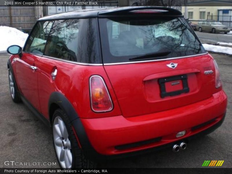 Chili Red / Panther Black 2003 Mini Cooper S Hardtop