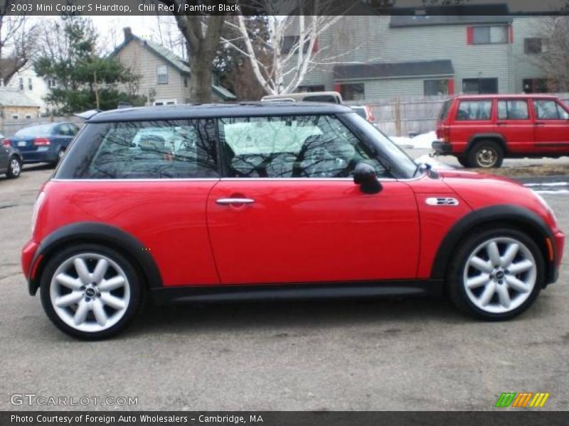 Chili Red / Panther Black 2003 Mini Cooper S Hardtop