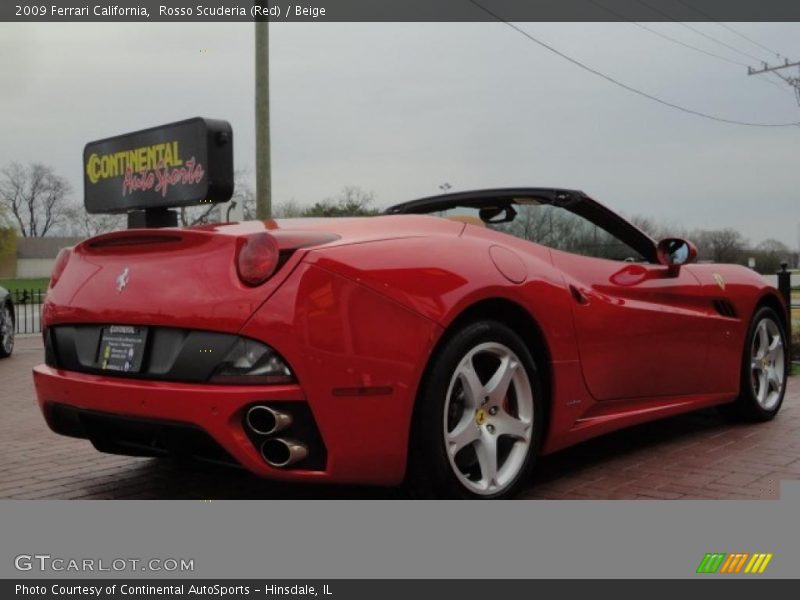 Rosso Scuderia (Red) / Beige 2009 Ferrari California