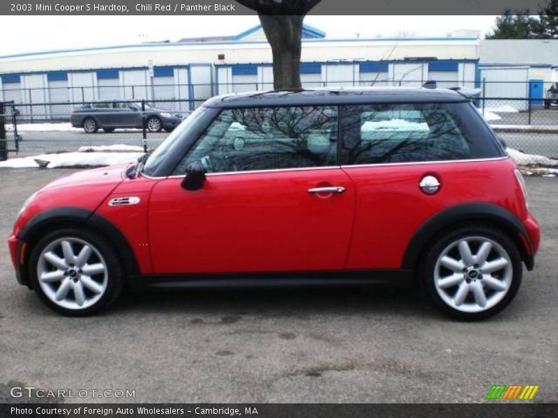 Chili Red / Panther Black 2003 Mini Cooper S Hardtop