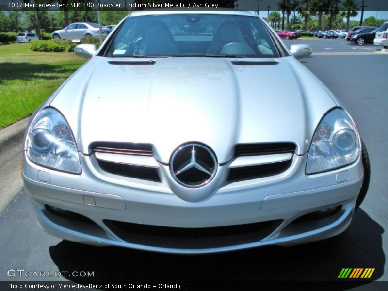 Iridium Silver Metallic / Ash Grey 2007 Mercedes-Benz SLK 280 Roadster