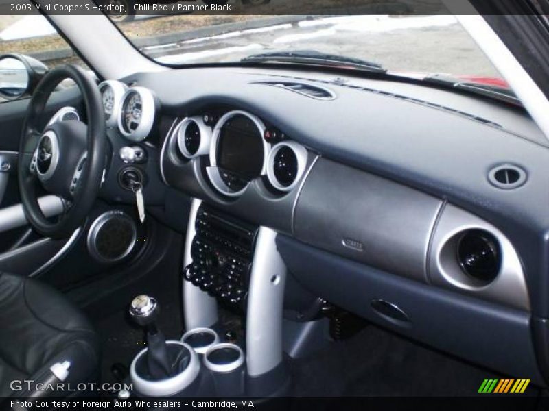 Chili Red / Panther Black 2003 Mini Cooper S Hardtop