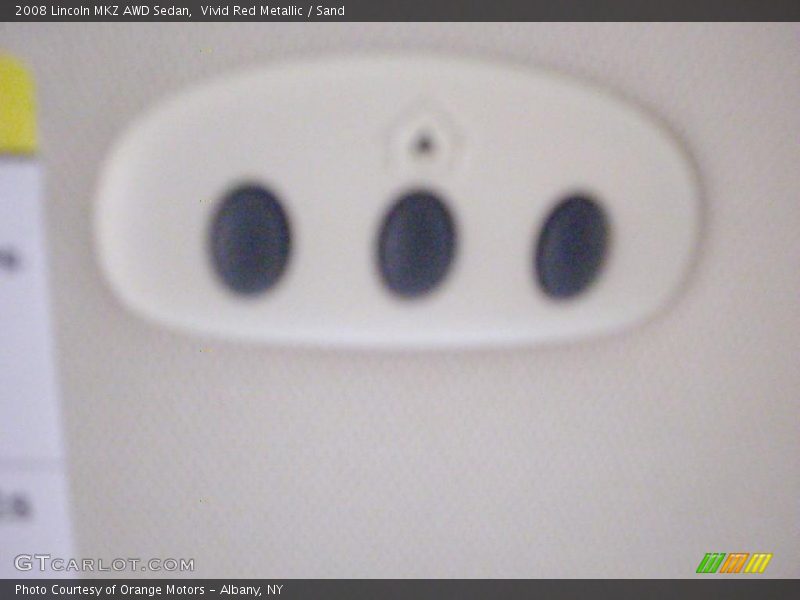 Vivid Red Metallic / Sand 2008 Lincoln MKZ AWD Sedan