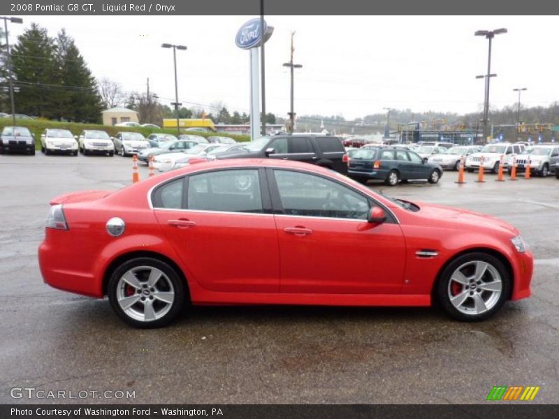  2008 G8 GT Liquid Red