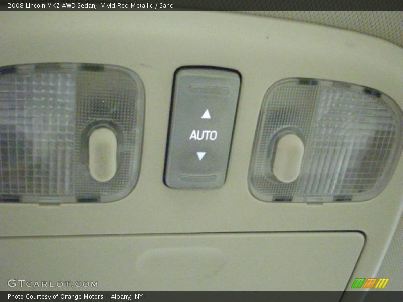 Vivid Red Metallic / Sand 2008 Lincoln MKZ AWD Sedan