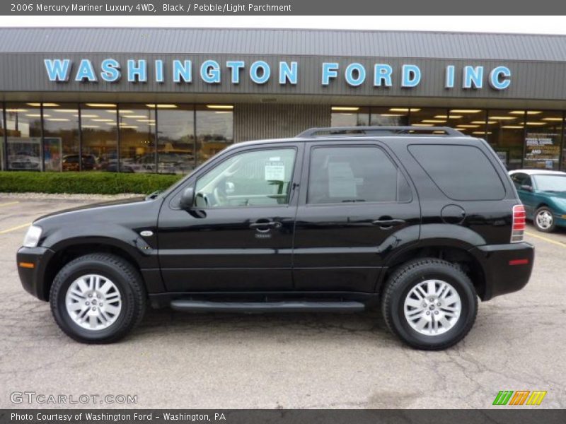 Black / Pebble/Light Parchment 2006 Mercury Mariner Luxury 4WD