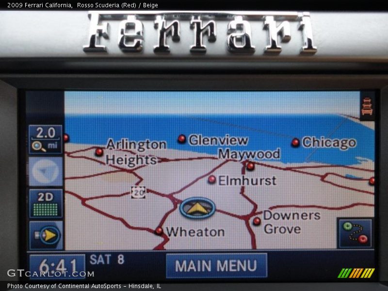 Navigation of 2009 California 