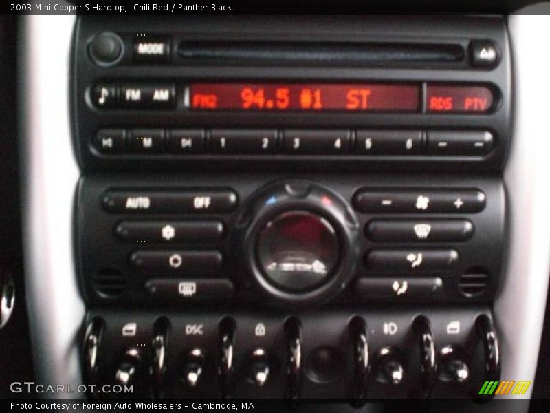 Chili Red / Panther Black 2003 Mini Cooper S Hardtop