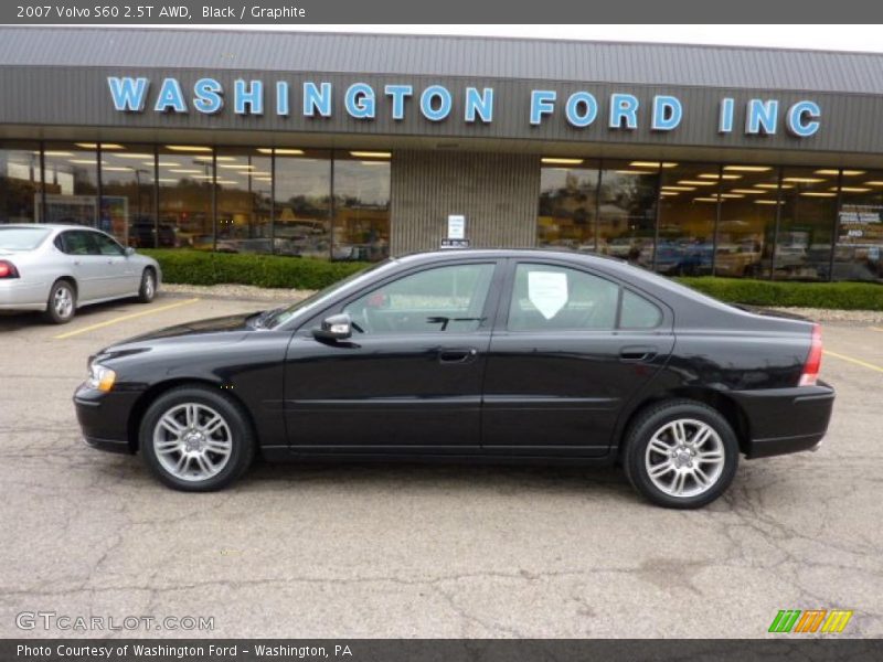 Black / Graphite 2007 Volvo S60 2.5T AWD
