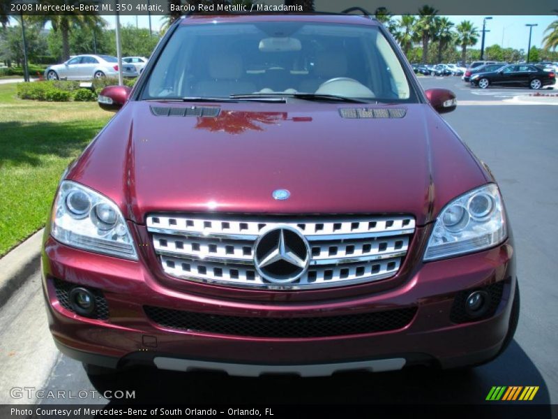 Barolo Red Metallic / Macadamia 2008 Mercedes-Benz ML 350 4Matic