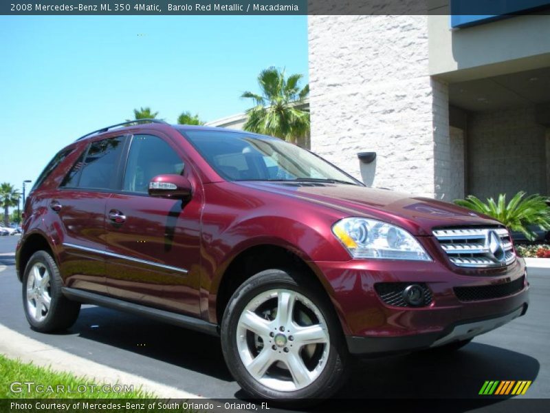 Front 3/4 View of 2008 ML 350 4Matic